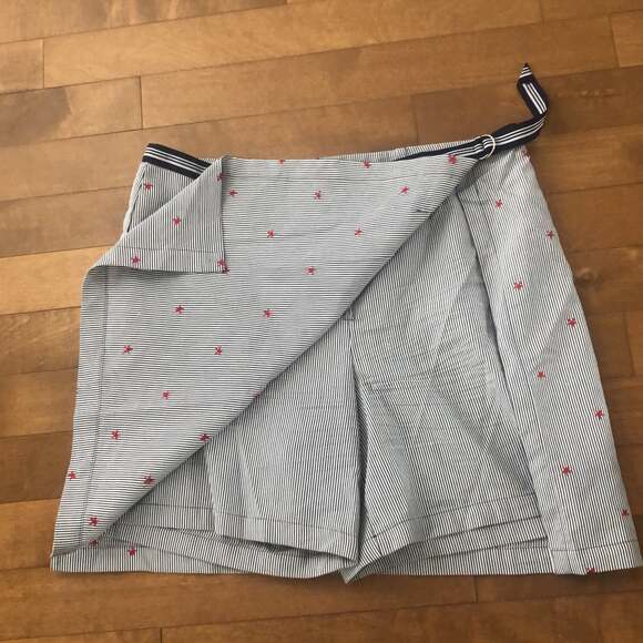 Vintage Sag Harbor Skort American Blue/White Gingham size 16 - Picture 2 of 12